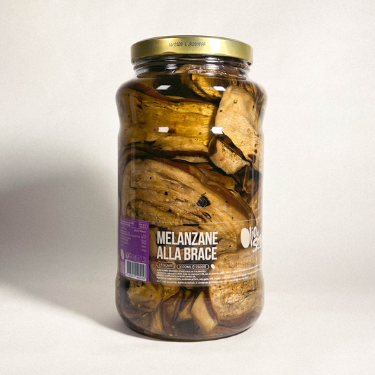 Melanzane alla brace - Aubergines braisées sous huile de tournesol - 2800g
