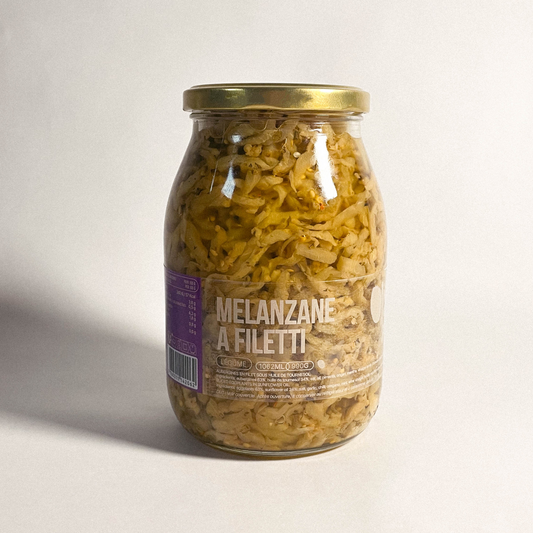 Melanzane filetti - Aubergines tranchées sous huile de tournesol - 990g