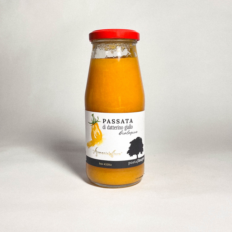Passata di datterino giallo BIO - Purée de tomates datterino jaunes BIO - 446ml
