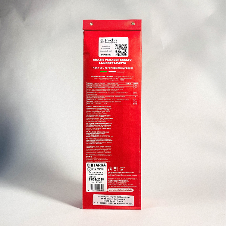 *Spaghetti alla chitarra* - 500g
