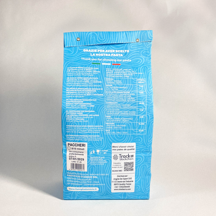 *Paccheri* - 500g