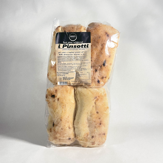 Pinsotto fatto a mano con lievito naturale - Pinsotto artisanal au levain naturel (4x125g)