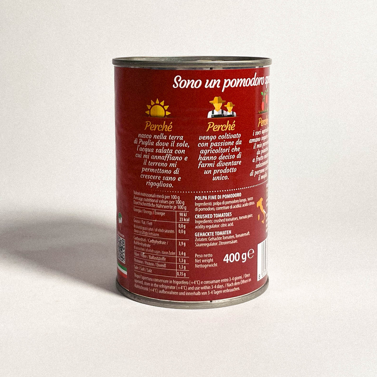 Polpa fine di Puglia - Pulpe fine de tomates - 400g
