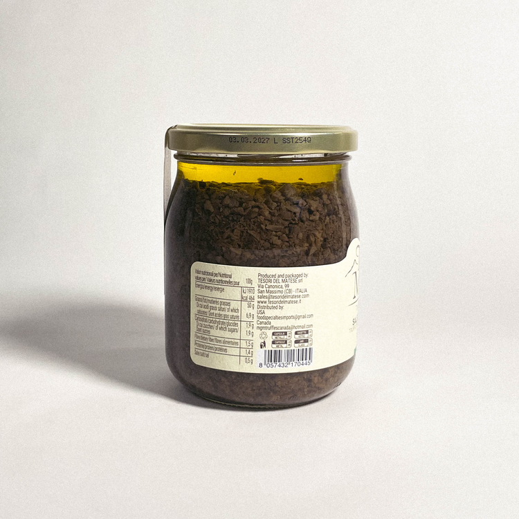 Salsa tartufata - Sauce champignons à la truffe noire - 500g