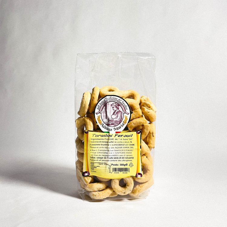 Lot de 3 gressins apéritif - Treccine classique, fenouil et olives
