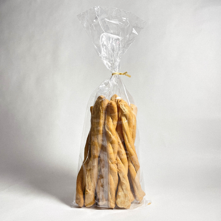 Treccine Cacio Pepe 300g - Gressins apéritifs au fromage et poivre - 300g
